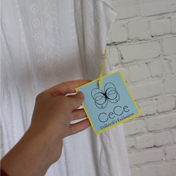 CeCes white ruffle dress - Picture 4 of 9